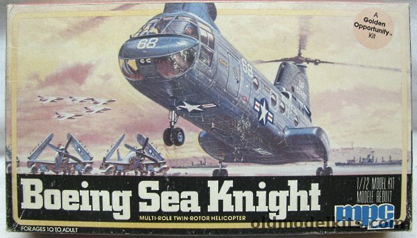 MPC 1/72 Boeing UH-46A Sea Knight - US Navy HC1 USS Sacramento, 1-4102 plastic model kit